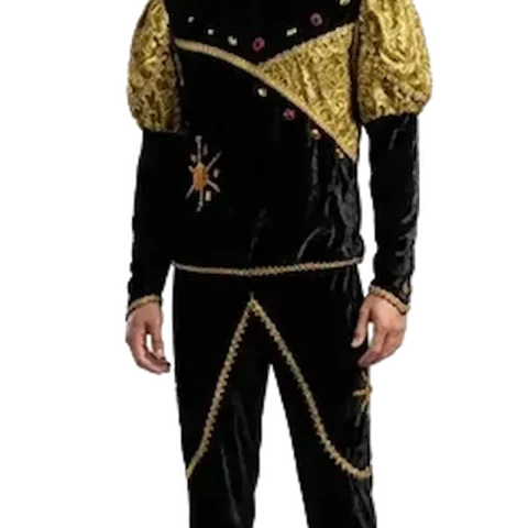 Traje Caporal Negro-Dorado T/XS