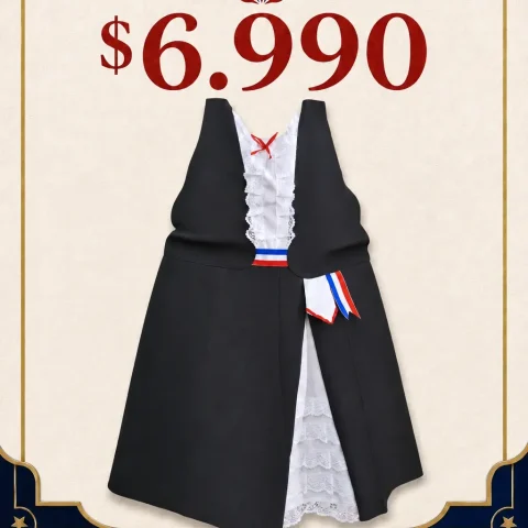 Delantal Elegante Fiestas Patrias