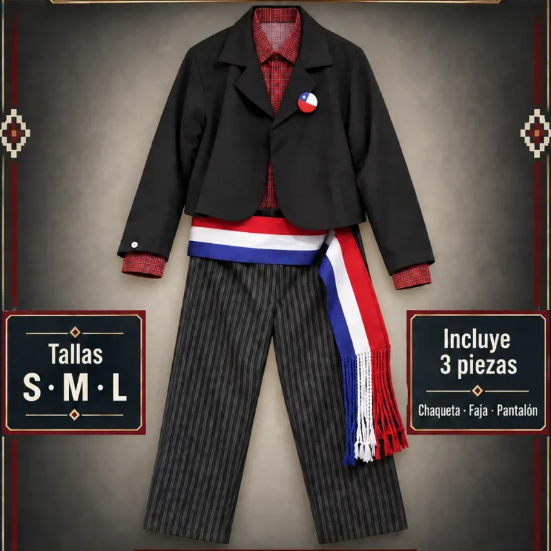 Traje de Huaso 3 Piezas